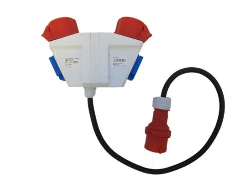 Adapter 400V 16A / 2x16A + 2x230V IP44