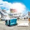 Akuga külma -ja soojakast, külmik 40V,18V DC 12V/24V AC 100-240V, 20L, -18 kuni +10 kraadi