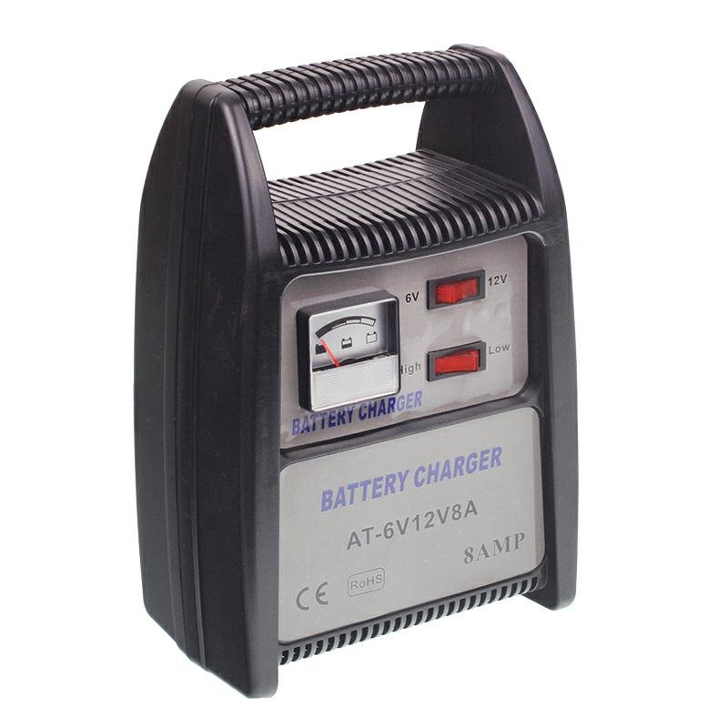 Akulaadija, 6/12V 8A (RMS), sobib 9AH TO 112AH BATTERIES, NEUTRAL