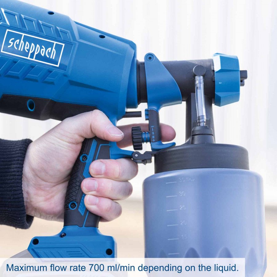 Akuvärvipihustussüsteem C-APS700-X – SET S, Scheppach