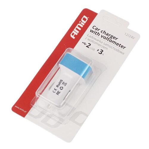 Auto USB-adapter (laadija) 2 pesad - DC 5V