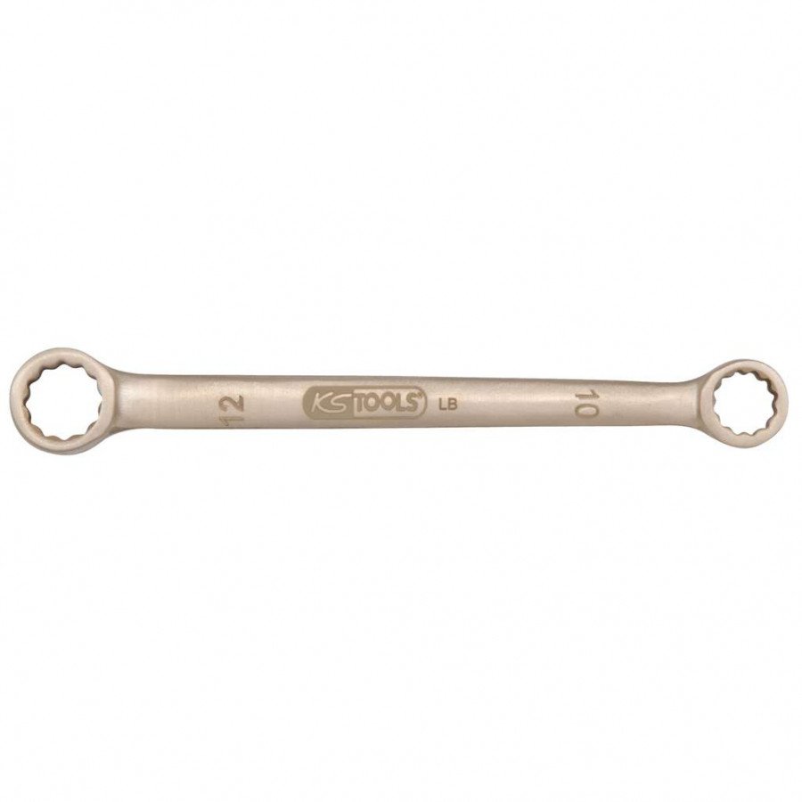 BRONZEplus Double ended ring spanner straight 8x9 mm, KS Tools