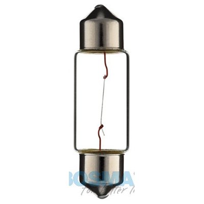 BULB, C5W, 12V, 5W SV8.5, HOMOLOGATSIOON E2, KOMPLEKT 10 tk