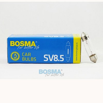 BULB, C5W, 12V, 5W SV8.5, HOMOLOGATSIOON E2, KOMPLEKT 10 tk