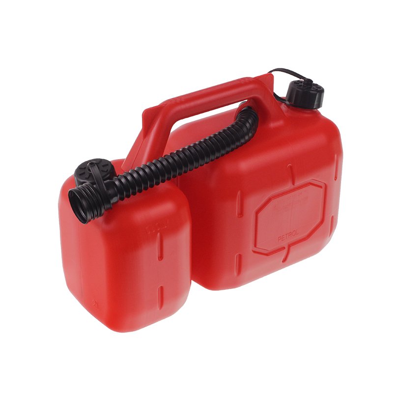 CANISTER, plastik, 2-CHAMBER, 5L+2L, punane