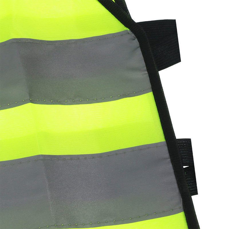 CHILDREN'S HIGH-VISIBILITY VEST kollane 120G 7-12 YEARS CE EN20471