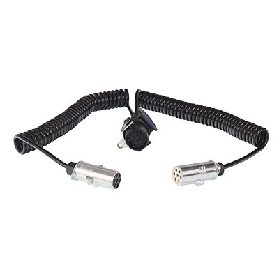 COILED SPIRAL adapter 2x7 (24N+24S) / 15/24V 4.5M