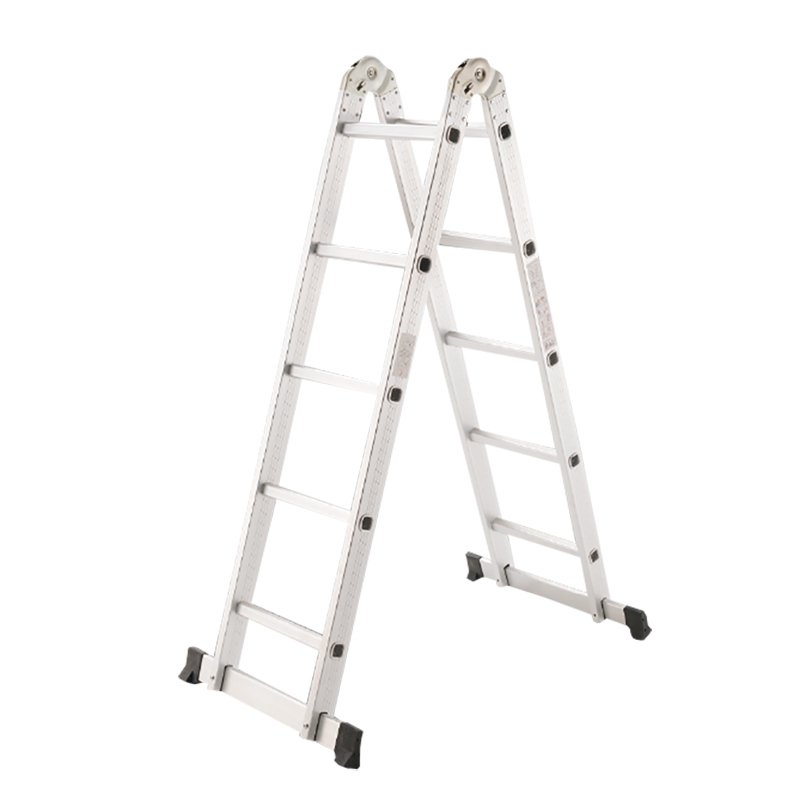EXTENDABLE kahepoolne LADDER, 4M, 2x7 RUNGS, STABILISERS