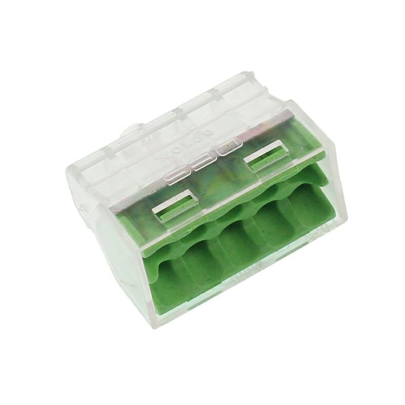 Elektrilised kiirühendused, 10-sõrm, maks. juhtme ristlõige 2.5MM2, 10 tk/pakk