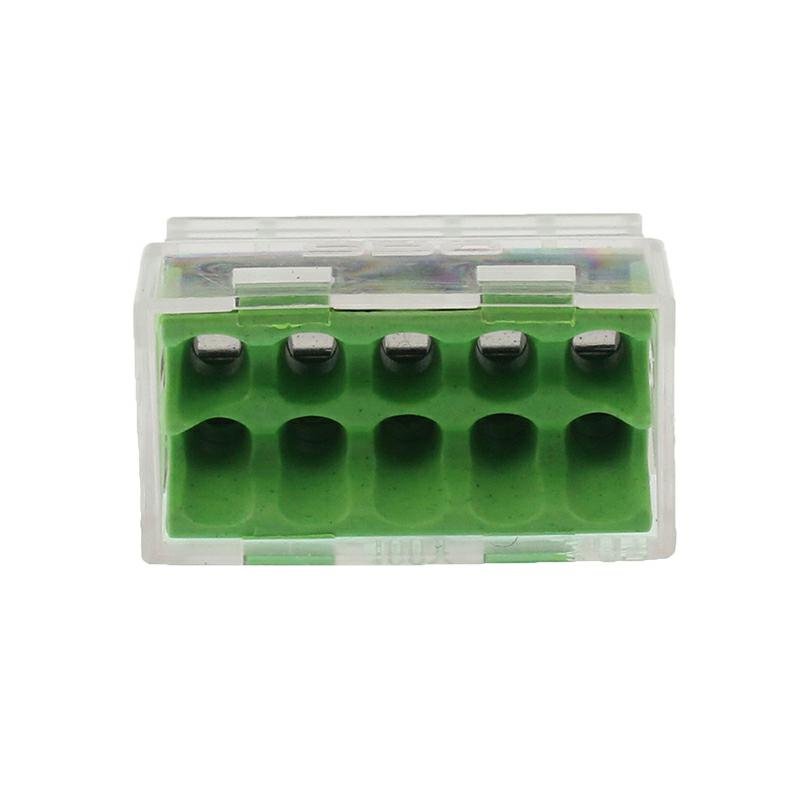 Elektrilised kiirühendused, 10-sõrm, maks. juhtme ristlõige 2.5MM2, 10 tk/pakk