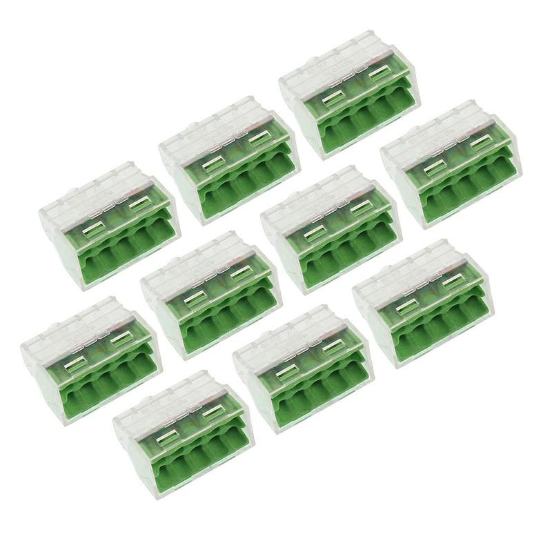 Elektrilised kiirühendused, 10-sõrm, maks. juhtme ristlõige 2.5MM2, 10 tk/pakk