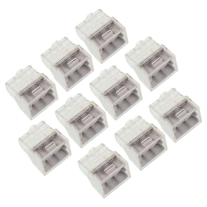 Elektrilised kiirühendused, 6-sõrm, maks. juhtme ristlõige 2.5MM2, 10 tk/pakk