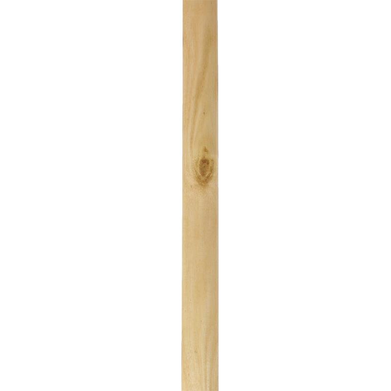 FAN RAKE, plastik, 24 hambaga, LACQUERED WOODEN HANDLE