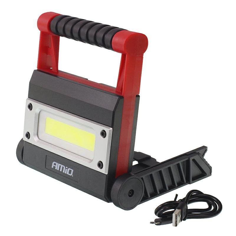 FLOODLIGHT, LED, RECHARGEABLE, 1000LM, 2200MAH + BAAS, MIKRO USB LAADIMISPORT