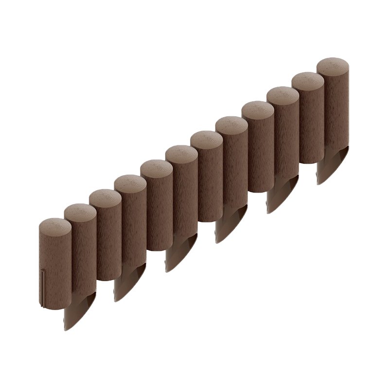 GARDEN PALISADE 4 STANDARD BROWN - 15,5x230cm