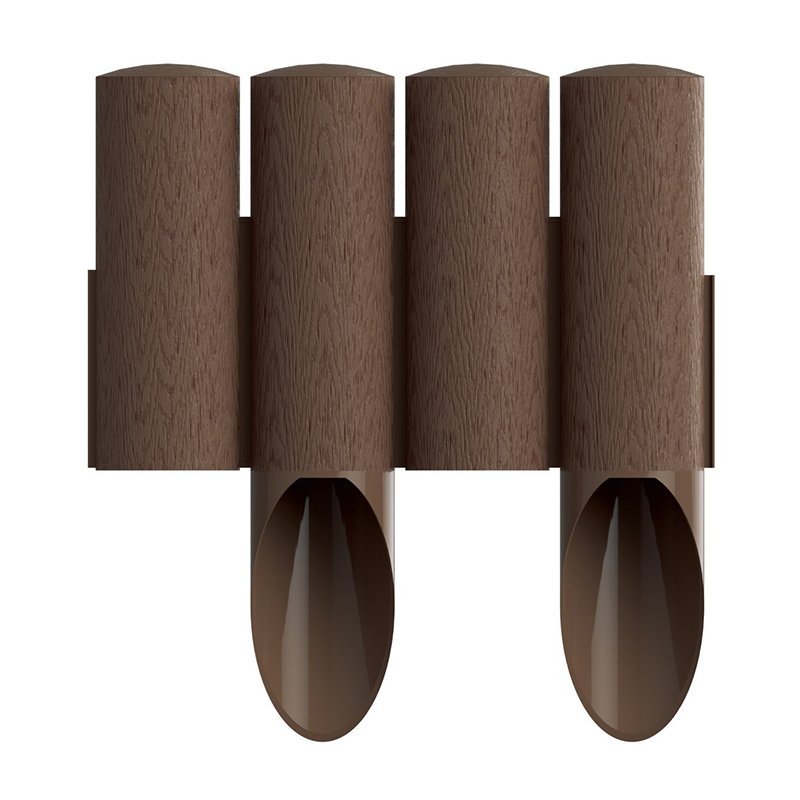 GARDEN PALISADE 4 STANDARD BROWN - 15,5x230cm
