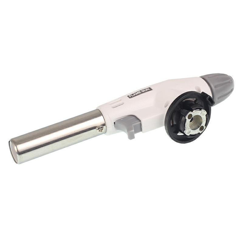 GAS BURNER sobib GAS CARTRIDGES koos IGNITER valge