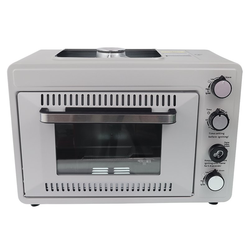 GAS OVEN PORTABLE CAMPING 25 LITRES 2-IN-1 GAASIKASSETTI