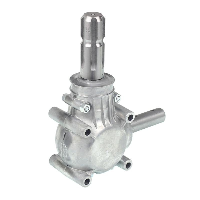 GEARBOX sobib THE väetiselaotur ALUM. SINGLE DISC SPREADER "FUNNEL" I=1:1, Z=15/15, pikk ROLLER (CUTTER), alumiinium