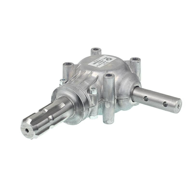 GEARBOX sobib THE väetiselaotur ALUM. SINGLE DISC SPREADER "FUNNEL" I=1:1, Z=15/15, pikk ROLLER (CUTTER), alumiinium