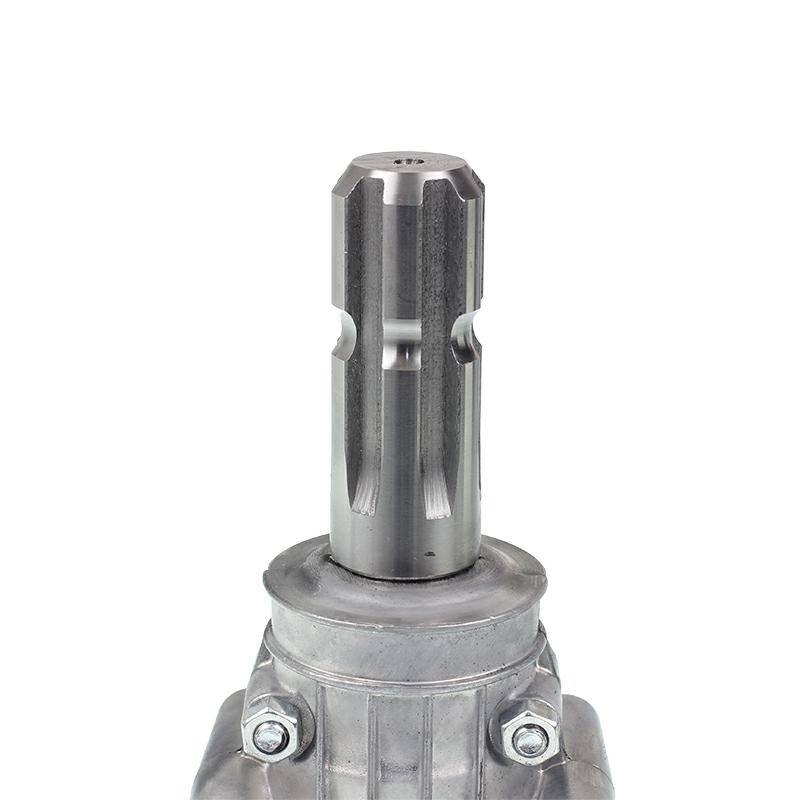 GEARBOX sobib THE väetiselaotur ALUM. SINGLE DISC SPREADER "FUNNEL" I=1:1, Z=15/15, pikk ROLLER (CUTTER), alumiinium