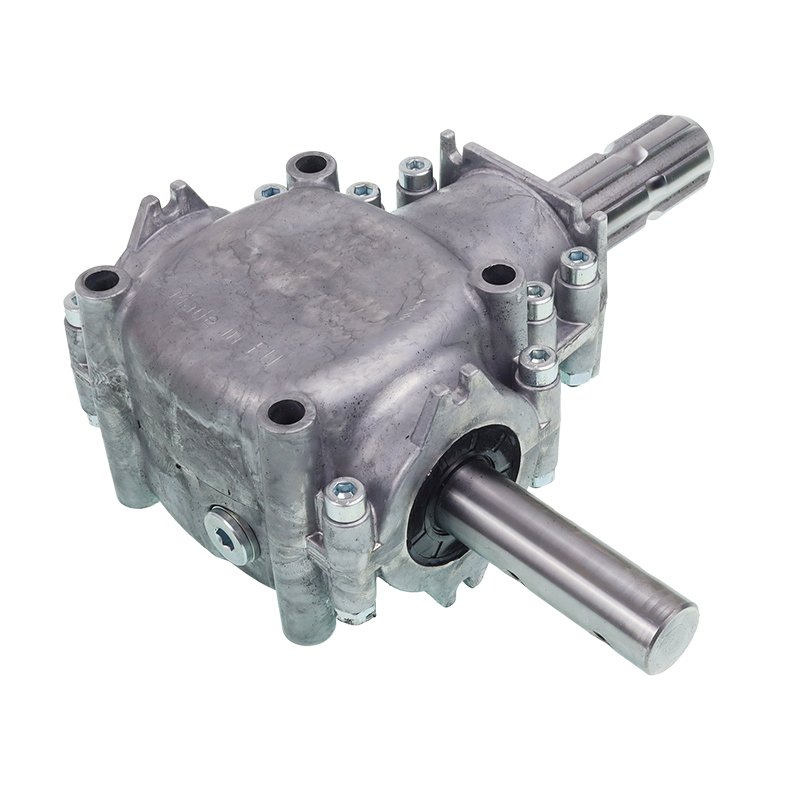 GEARBOX sobib THE väetiselaotur ALUM. SINGLE DISC SPREADER "FUNNEL", alumiinium, I=1:1.14, Z=16/14