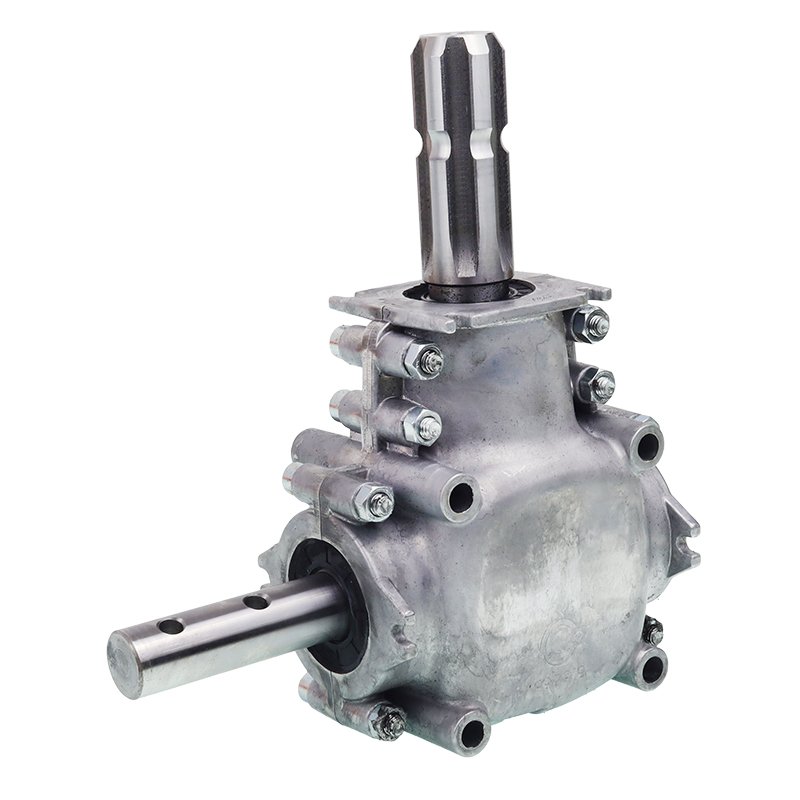 GEARBOX sobib THE väetiselaotur ALUM. SINGLE DISC SPREADER "FUNNEL", alumiinium, I=1:1.14, Z=16/14