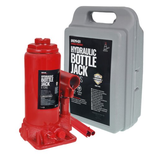 HYDRAULIC JACK 6T 1-PISTON HMIN=195MM HMAX=385MM plastikkohver BREMHER | Garaazitehnika | Hermon | Trollo.ee | Üle 10 000 toote