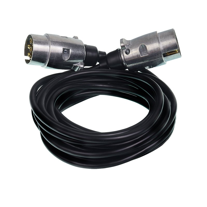 Haagis elektriline kaabel/ühendus 6.0M, 2×7 sõrm PLUGS, 7 WIRES, alumiinium PLUGS