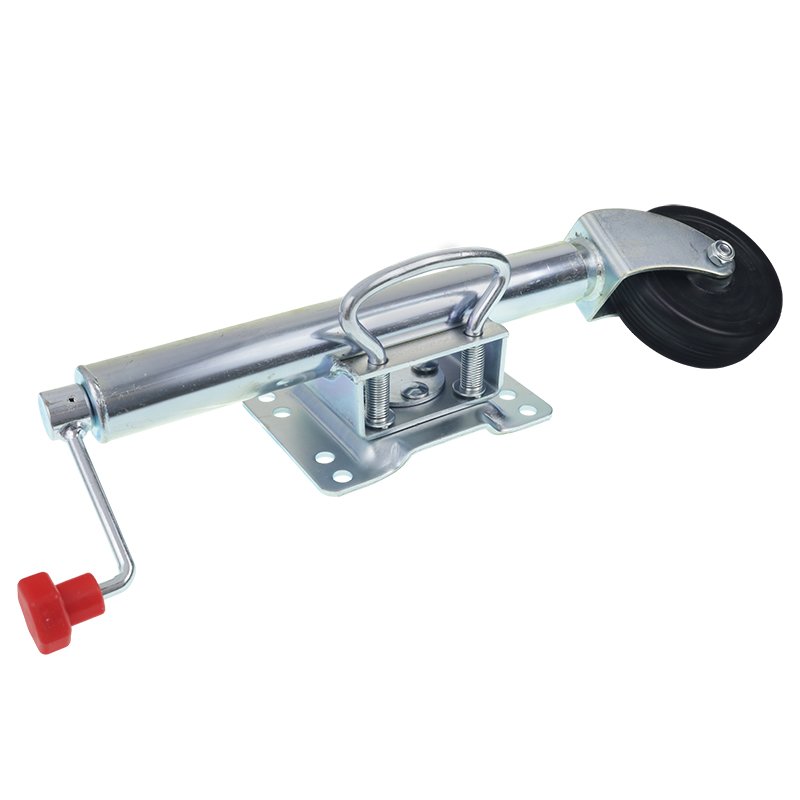 Haagise tugiratas 500KG FI 48MM pikendus 250MM kronsteiniga kummiratas HMIN=540