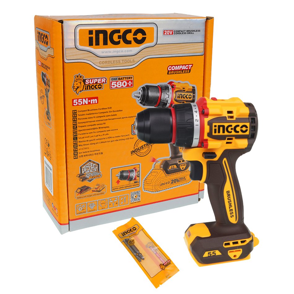 Harjavaba DRILL/SCREWDRIVER 20V, 55NM, juhtmeta