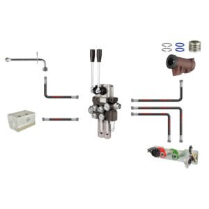 Hüdraulika KIT koos EXTERNAL 2-SECTIONAL DISTRIBUTOR C-360