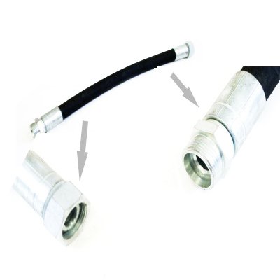 Hüdraulika LINE, keere M30x2, AB-19- 500 STRAIGHT/STRAIGHT, 10.5MPA