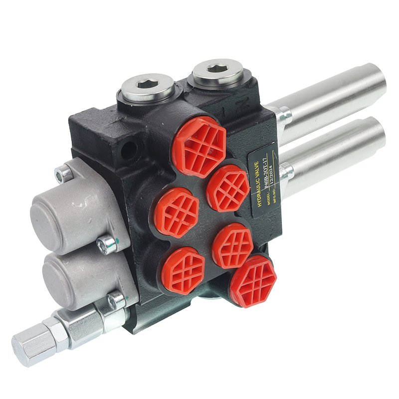 Hüdraulika juhtventiil 2-SECTION 40L/MIN koos 2 kaabel KITS