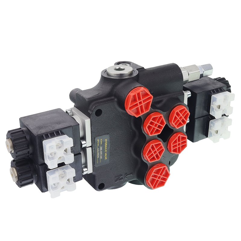 Hüdraulika juhtventiil 2-SECTION 80 L/MIN ELECTRICALLY OPERATED 24V