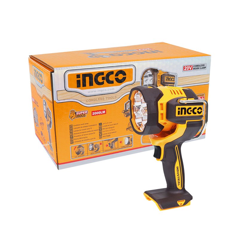Juhtmeta WORK LIGHT, 20V, 2000LM.