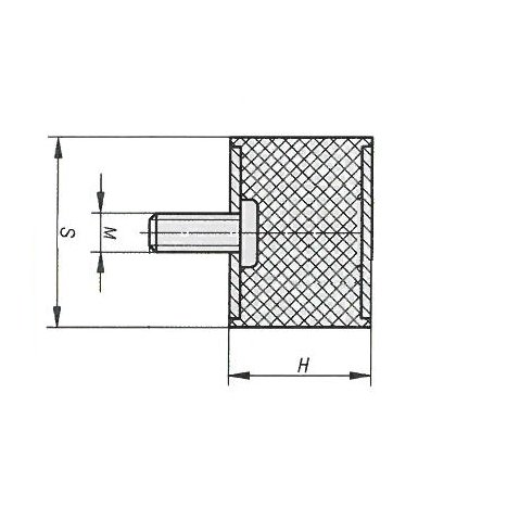KUMMIST KAITSERAUD M12/80X50MM 1 KRUVI, 1 AUK