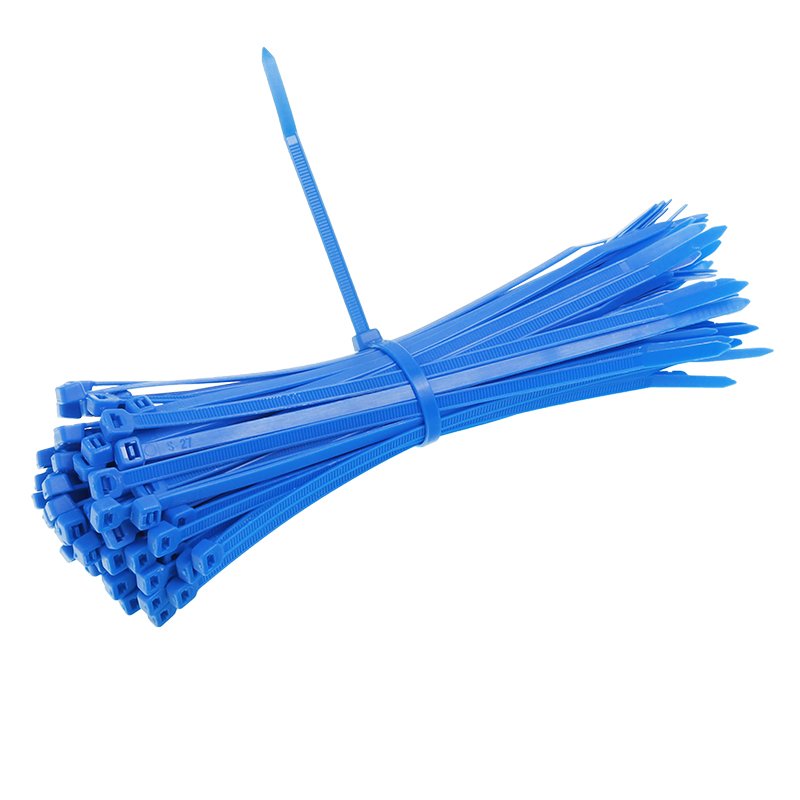 Kaablisidemed, 200x2.5MM, sinine plastik, 100 tk/pakk