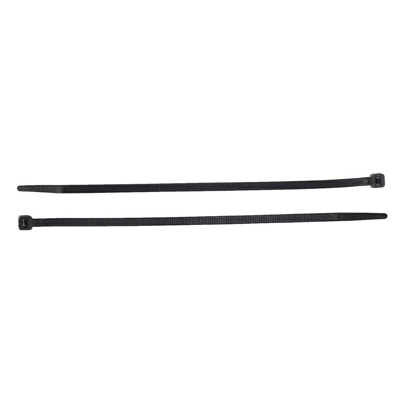 Kaablisidemed, REUSABLE, 300x7.5MM must, plastik, 100 tk/pakk