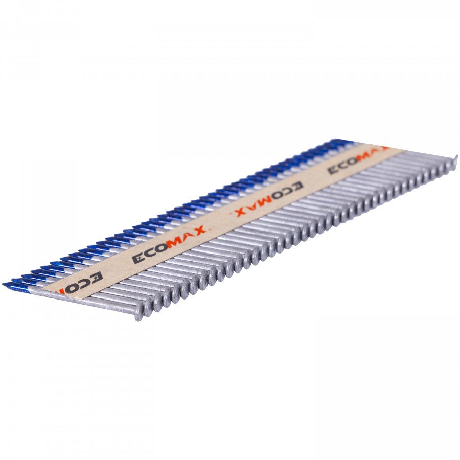 Karkassinaelad 34°, kuumtsink, sile, paberseotud 90x3,1mm, Ecomax