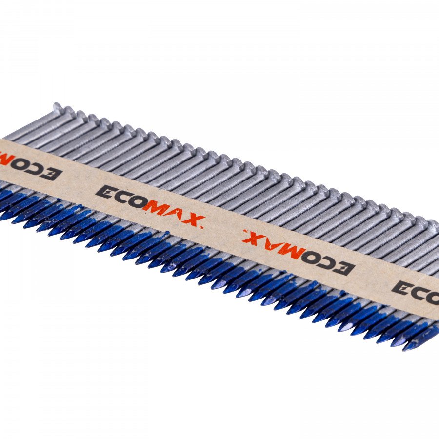 Karkassinaelad 34°, kuumtsink, sile, paberseotud 90x3,1mm, Ecomax