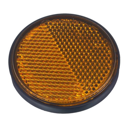 Kollane STICK-ON ROUND REFLECTOR FI 60MM