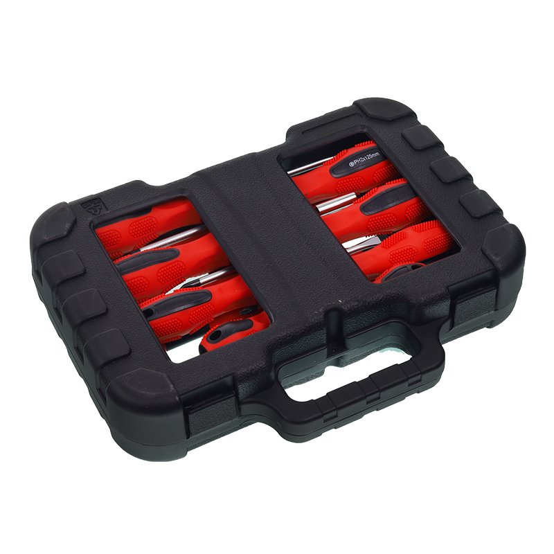 Komplekt OF SCREWDRIVERS, BITS 58 ELEMENTS, plastikkohver