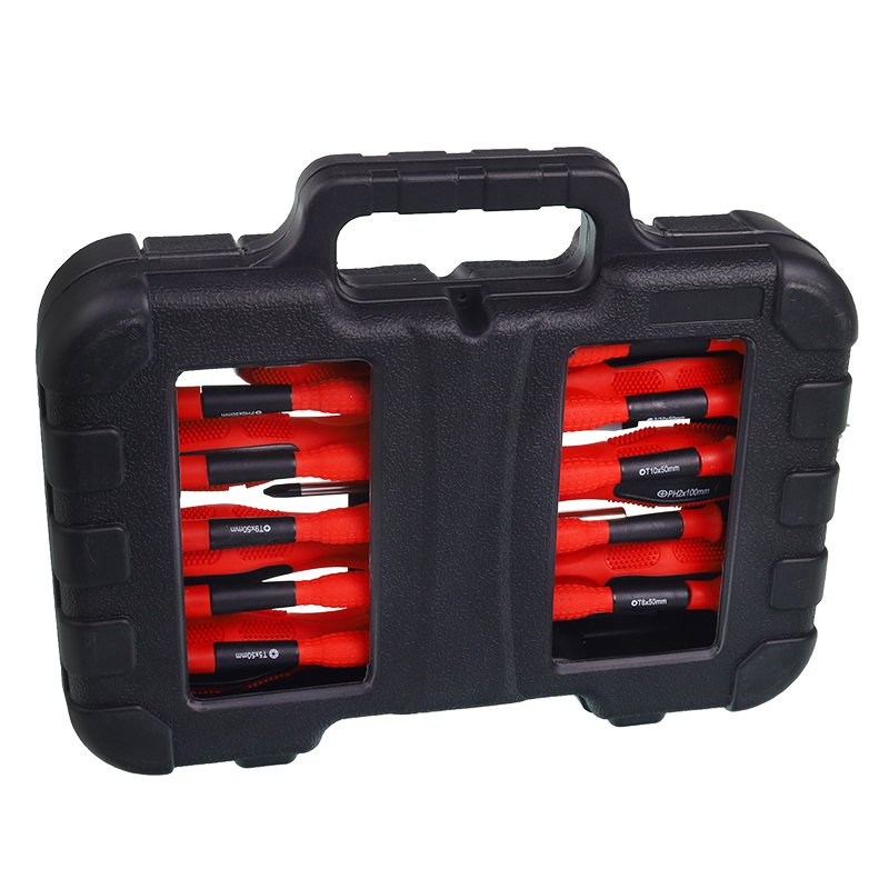 Komplekt OF SCREWDRIVERS, BITS 58 ELEMENTS, plastikkohver