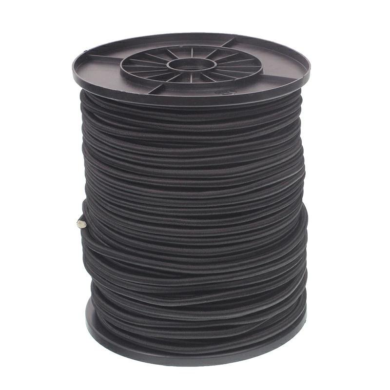 Koormakatte kumm, must, FI 6MM koos kummisüdamik, rull pikkus CA. 100MB