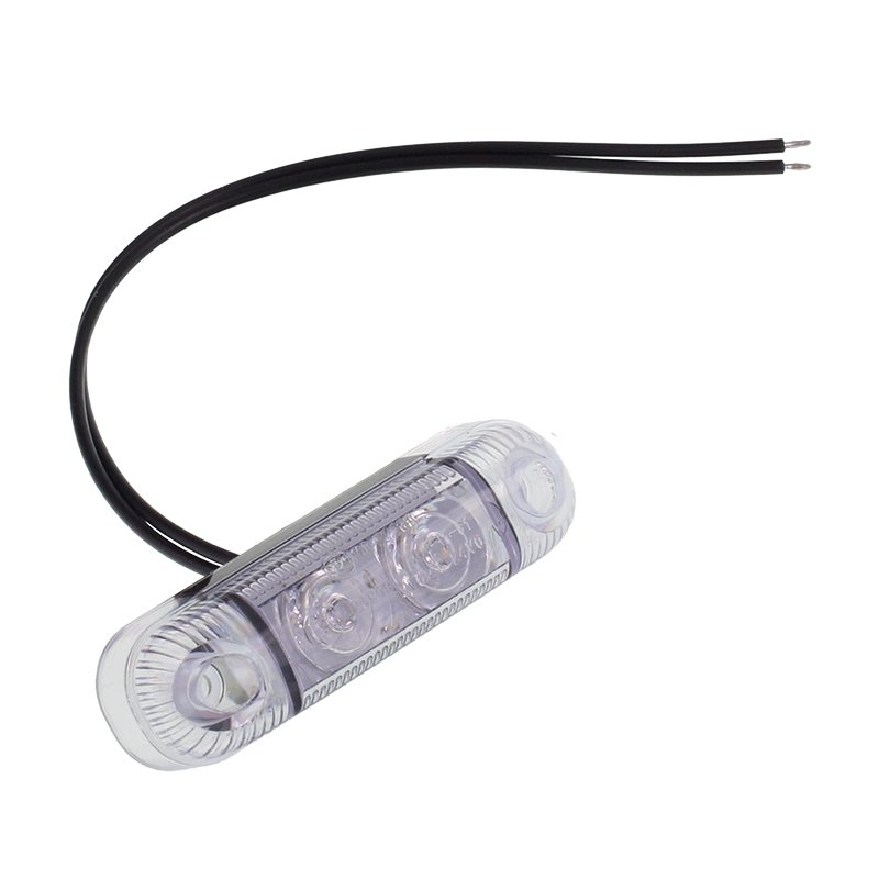 Küljetuli valge DIODE 2 DIODE, koos kaabel L=220MM, 12/24V