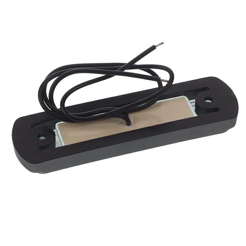 Küljetuli valge DIODE ON STRAIGHT kumm BASE , 12/24V MAN TG