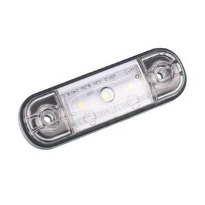 Küljetuli valge DIODE OVAL FLAT 12/24V