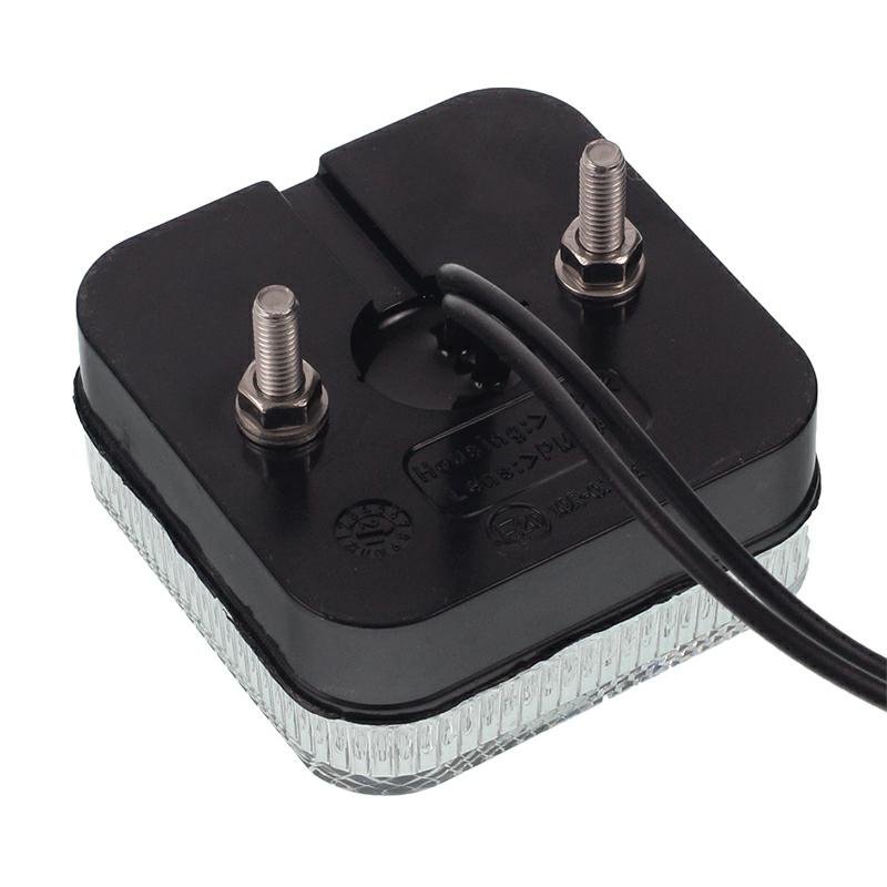 Küljetuli valge DIODE nelikant koos kaabel, 12/24V - MAN