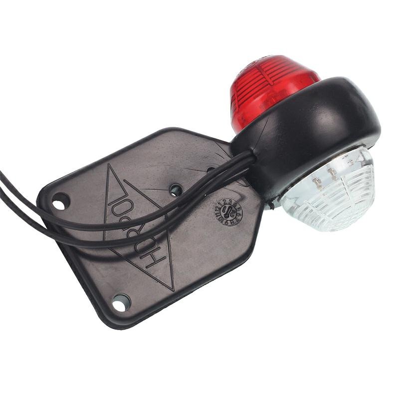 Küljetuli valge-punane DIODE HANGED, parem, 12/24V